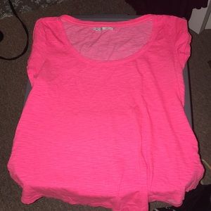Maurice’s hot pink swoop neck t shirt!